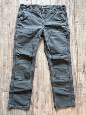 Carhartt double knee cotton canvass Straight-Leg Utility carpenter work Pants
